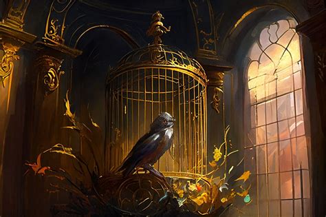  Caged Bird -  Bức tranh về sự cô độc và khát vọng tự do